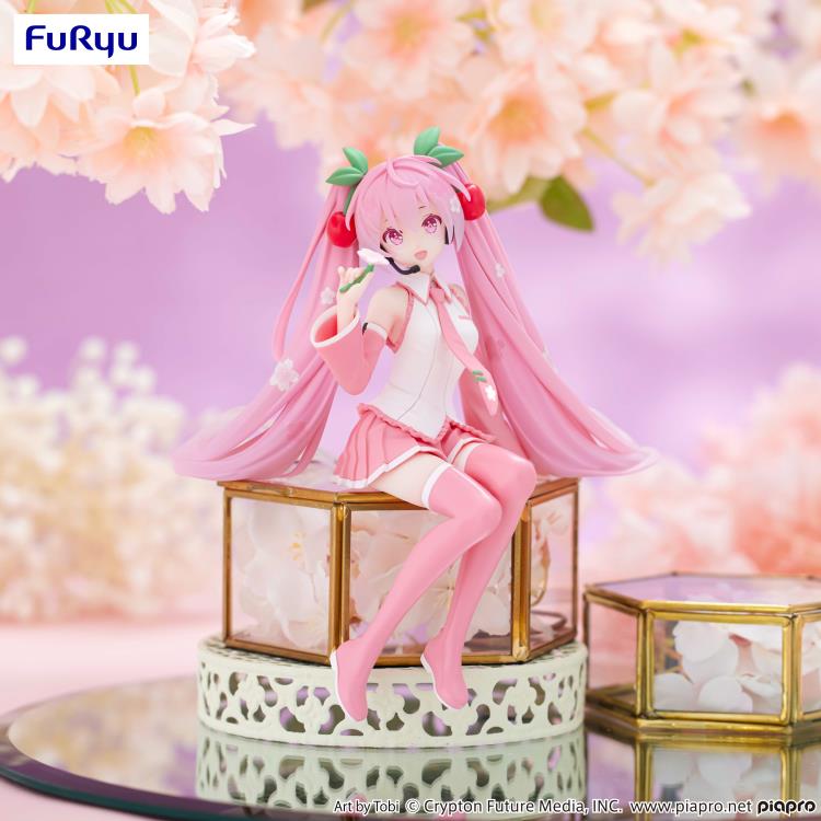 FURYU NOODLE STOPPER FIGURE HATSUNE MIKU SAKURA MIKU 2024 FURYU NOODLE STOPPER FIGURE HATSUNE MIKU SAKURA MIKU 2024